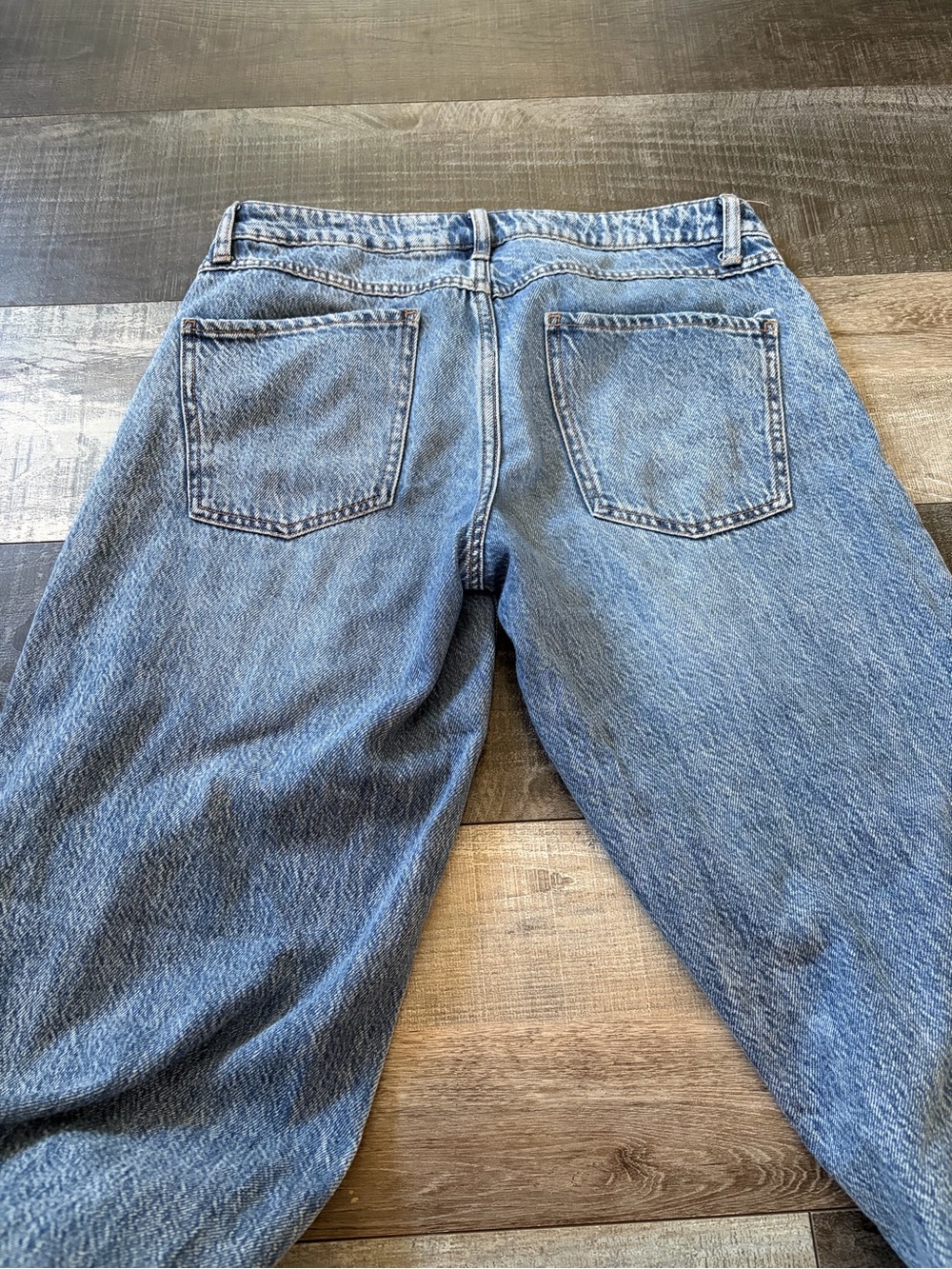Sincerely Jules 5/27 Mid Rise Baggy Wide Leg Jeans Y2K - Picture 8 of 8